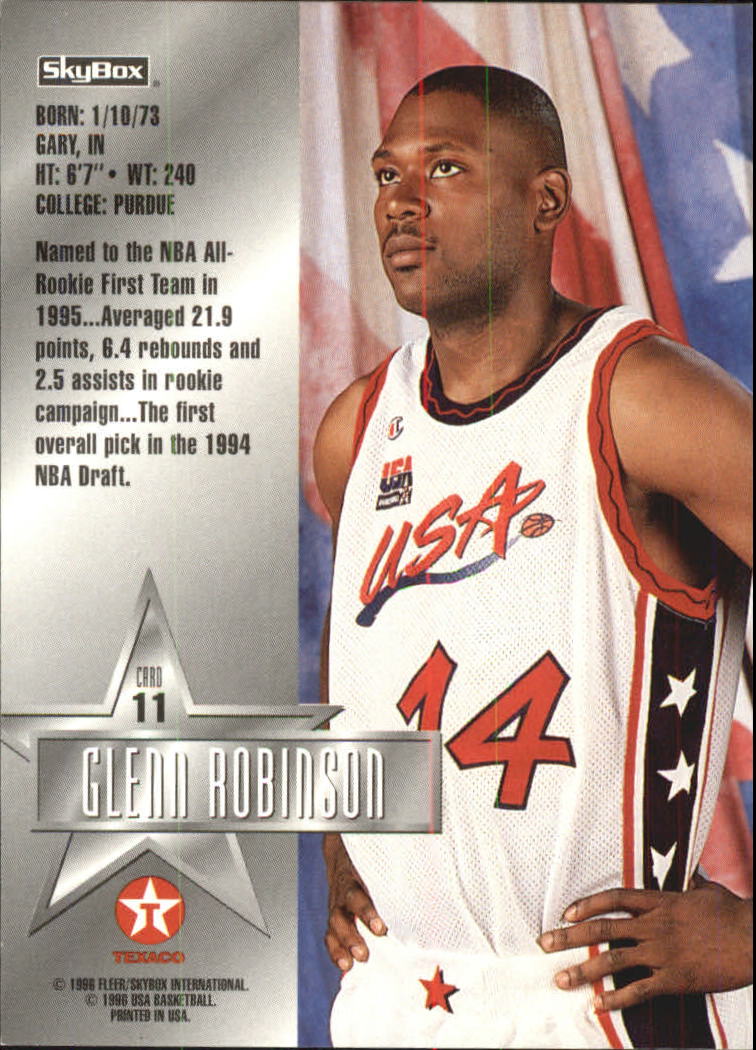 1996 SkyBox USA Texaco Basketball Card Pick eBay
