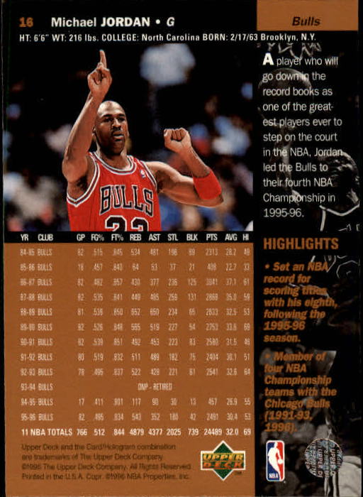1996/1997 Upper Deck Basketball Part 1 Main Set Cards #1 to #180 - Picture 23 of 267