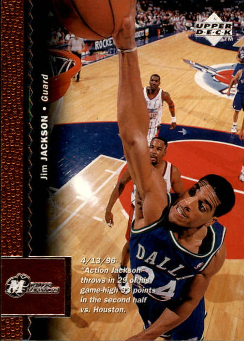 1996/1997 Upper Deck Basketball Part 1 Main Set Cards #1 to #180 - Picture 36 of 267