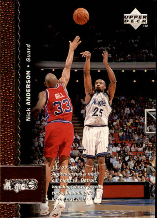 1996/1997 Upper Deck Basketball Part 1 Main Set Cards #1 to #180 - Picture 132 of 267