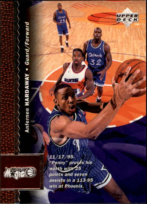 1996/1997 Upper Deck Basketball Part 1 Main Set Cards #1 to #180 - Picture 134 of 267