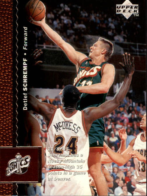 1996/1997 Upper Deck Basketball Part 1 Main Set Cards #1 to #180 - Picture 180 of 267