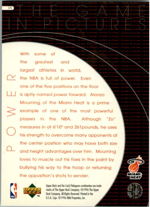 1996/1997 Upper Deck Basketball Part 1 Main Set Cards #1 to #180 - Picture 259 of 267