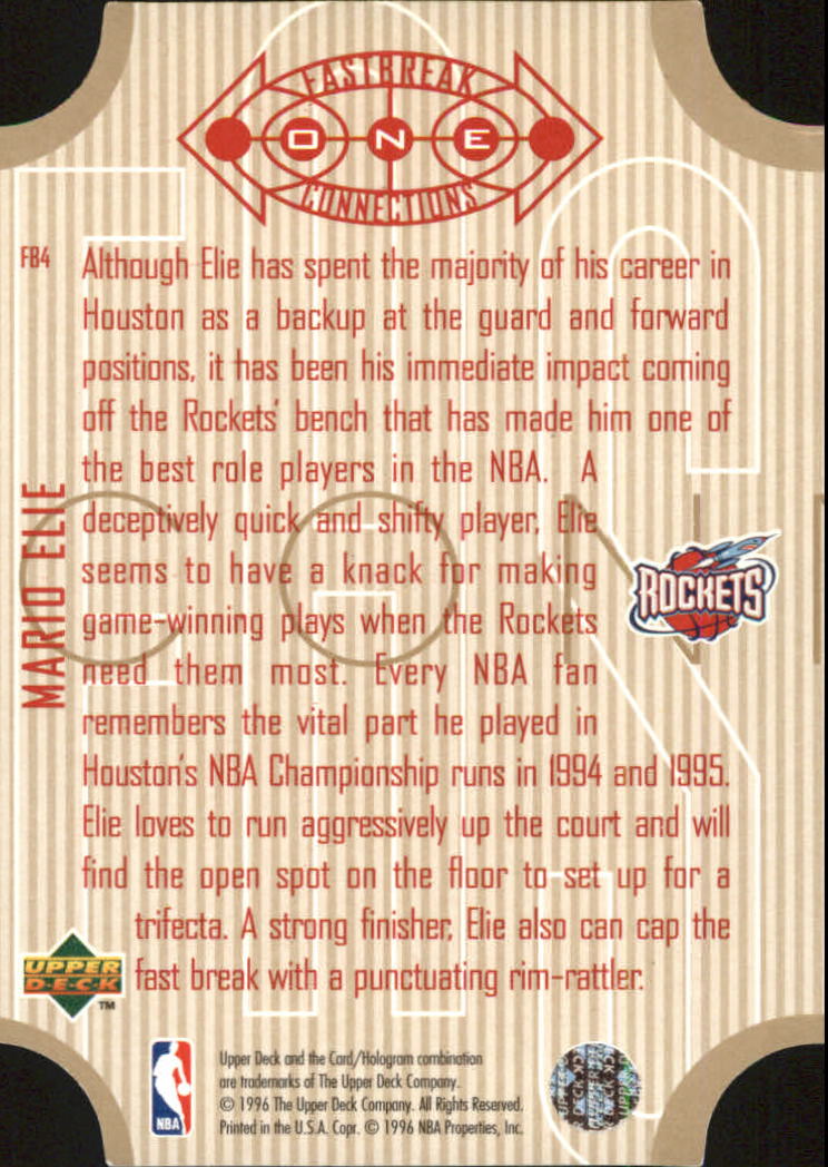 1996/1997 Upper Deck Basketball Part 3 Insert Cards - Picture 7 of 70