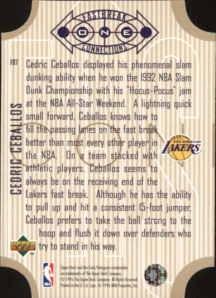 1996/1997 Upper Deck Basketball Part 3 Insert Cards - Picture 11 of 70