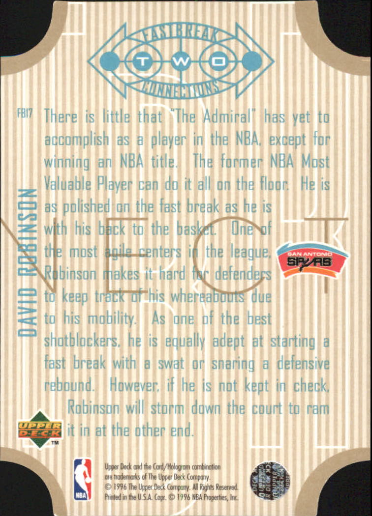 1996/1997 Upper Deck Basketball Part 3 Insert Cards - Picture 17 of 70
