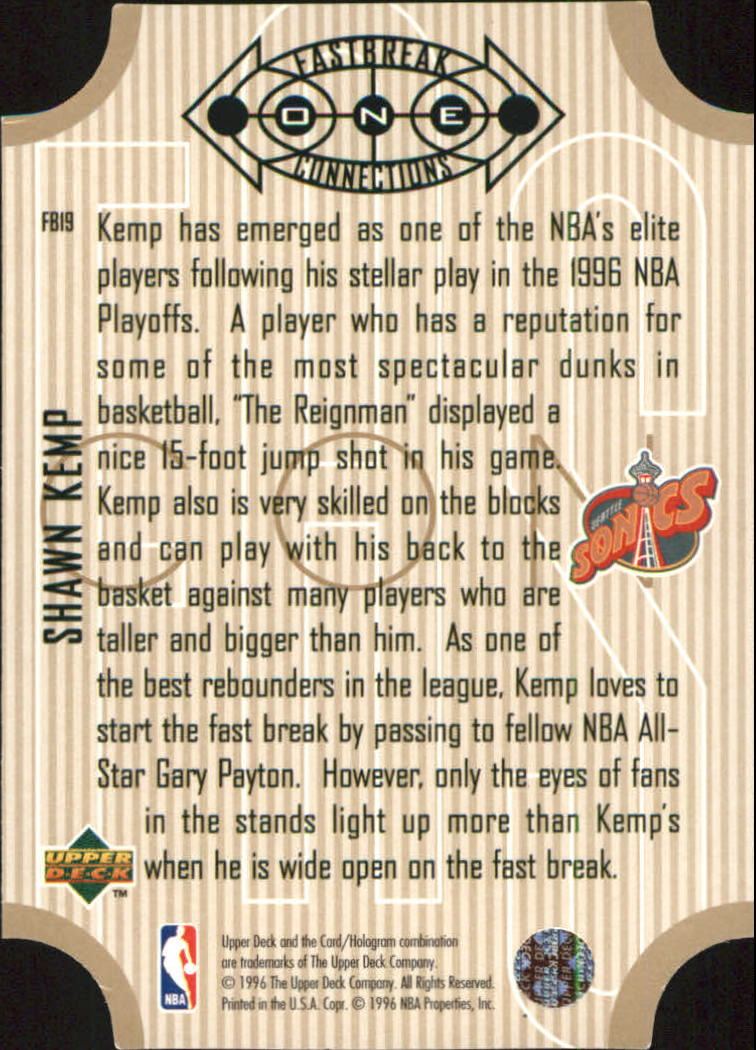 1996/1997 Upper Deck Basketball Part 3 Insert Cards - Picture 21 of 70