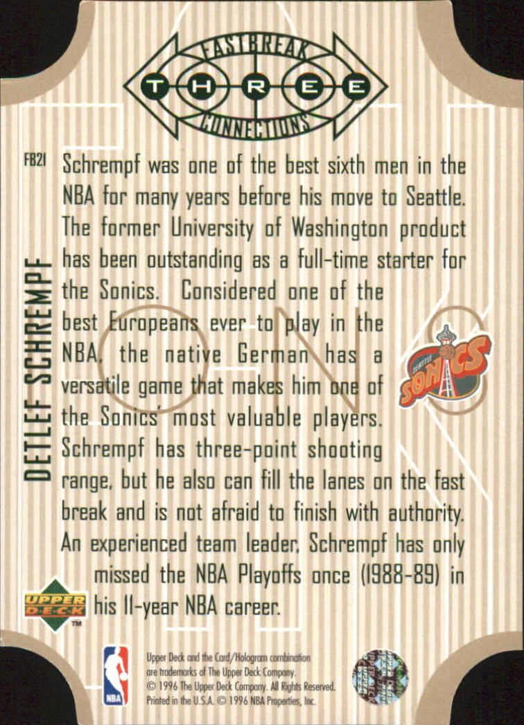 1996/1997 Upper Deck Basketball Part 3 Insert Cards - Picture 23 of 70