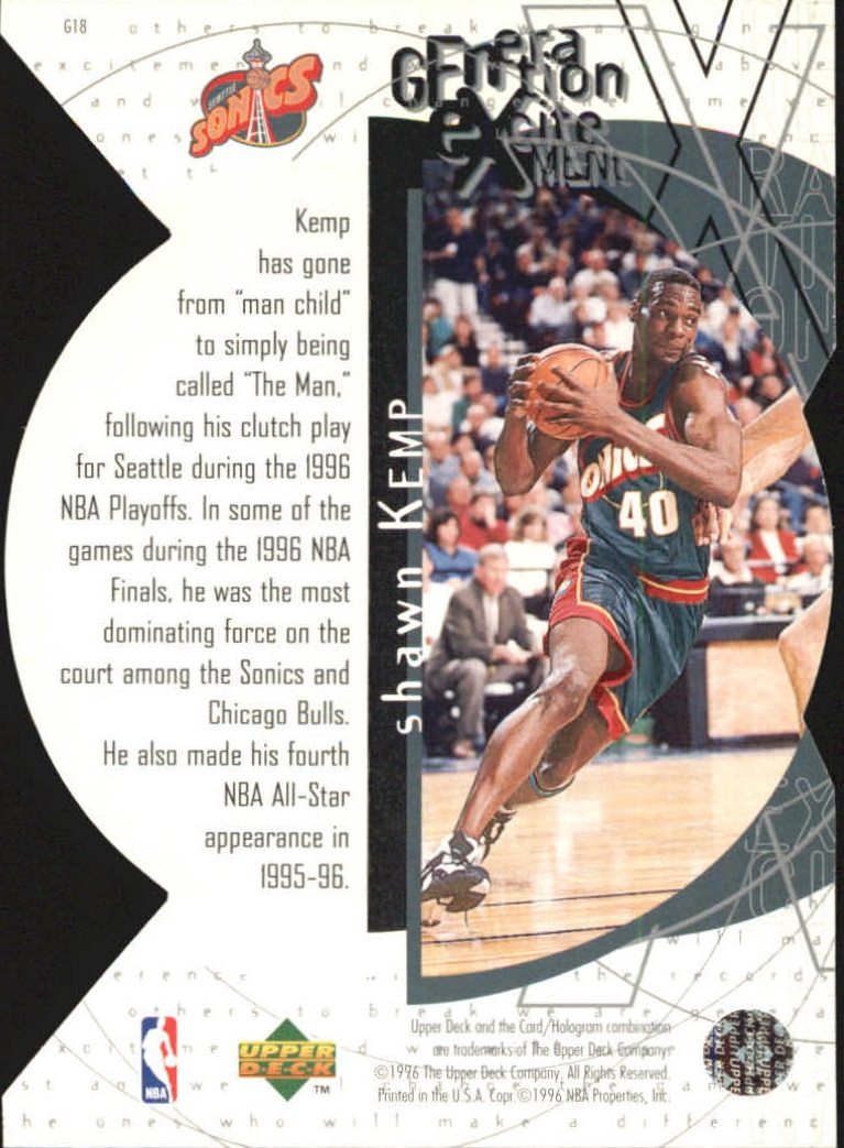 1996/1997 Upper Deck Basketball Part 3 Insert Cards - Picture 29 of 70