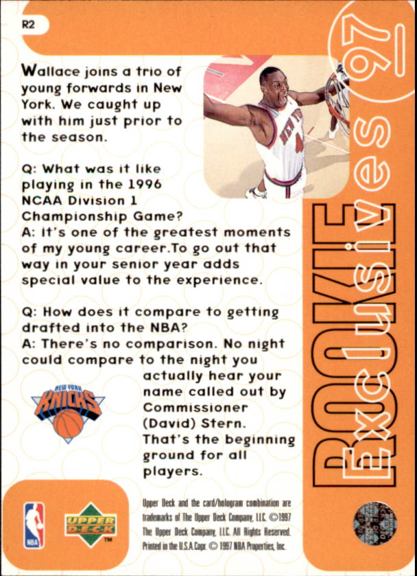 1996/1997 Upper Deck Basketball Part 3 Insert Cards - Picture 44 of 70