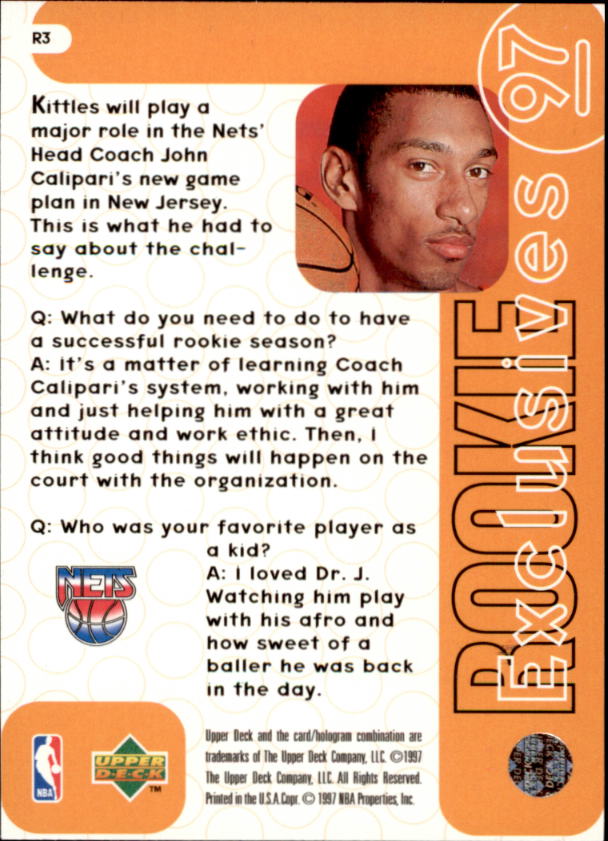 1996/1997 Upper Deck Basketball Part 3 Insert Cards - Picture 46 of 70