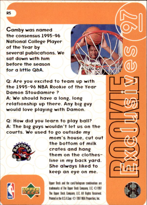 1996/1997 Upper Deck Basketball Part 3 Insert Cards - Picture 50 of 70