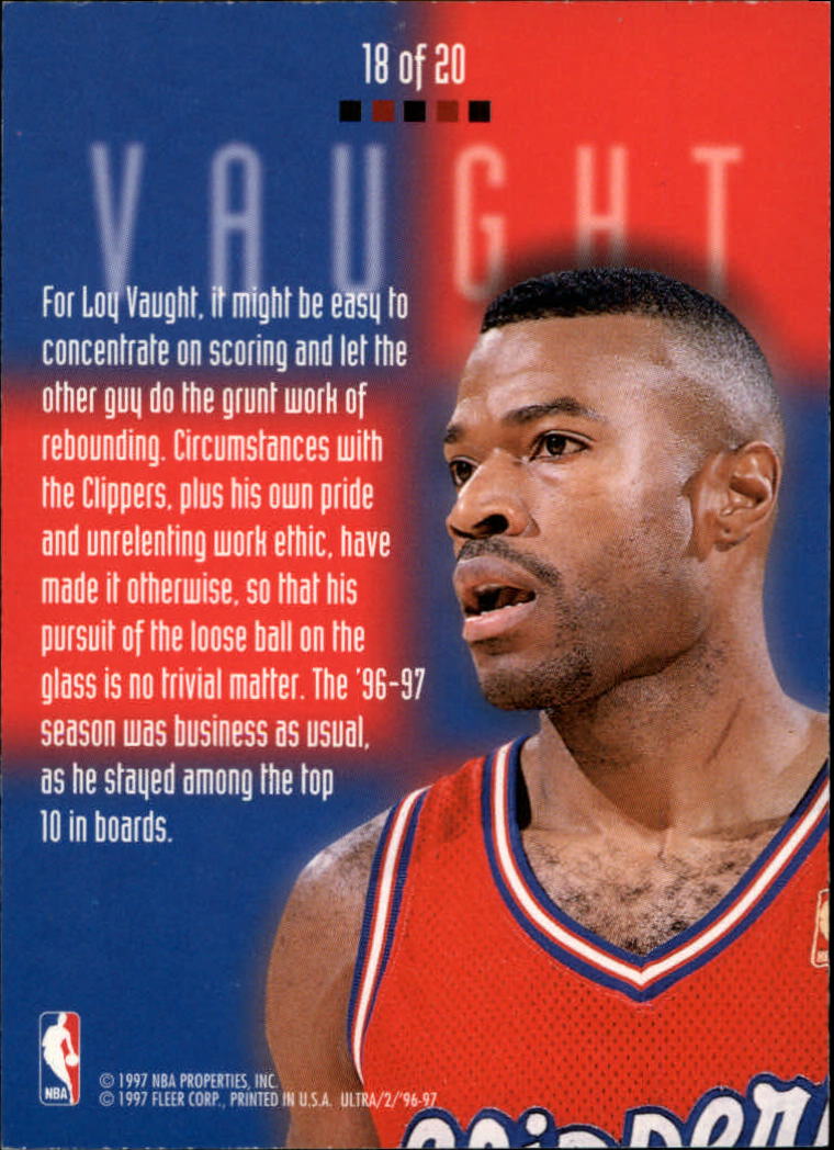 1996/1997 Ultra (Fleer) Basketball Part 2 Insert and Parallel Cards - Picture 32 of 77