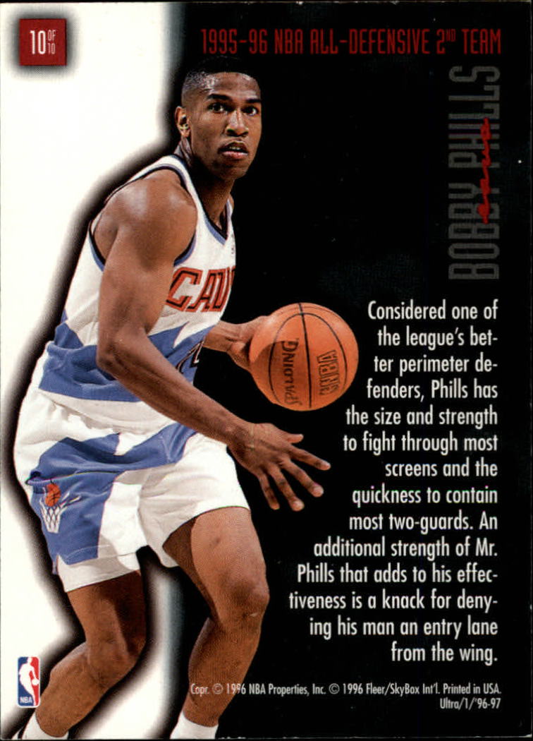 1996/1997 Ultra (Fleer) Basketball Part 2 Insert and Parallel Cards - Picture 48 of 77