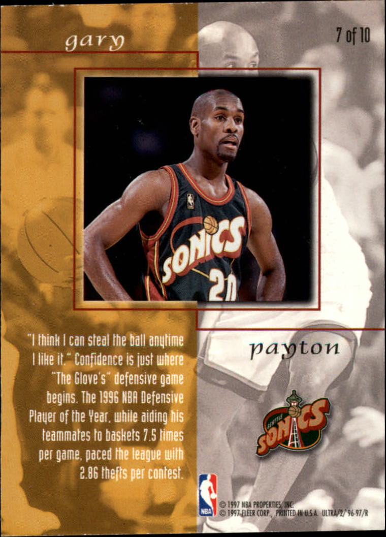 1996/1997 Ultra (Fleer) Basketball Part 2 Insert and Parallel Cards - Picture 52 of 77