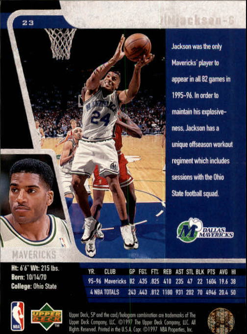 1996/1997 SP (Upper Deck) Basketball - Picture 30 of 245
