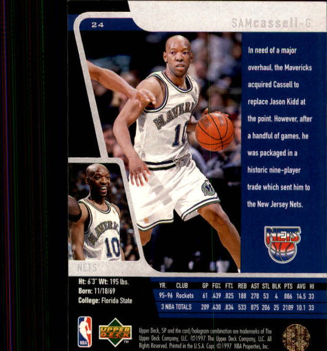 1996/1997 SP (Upper Deck) Basketball - Picture 32 of 245