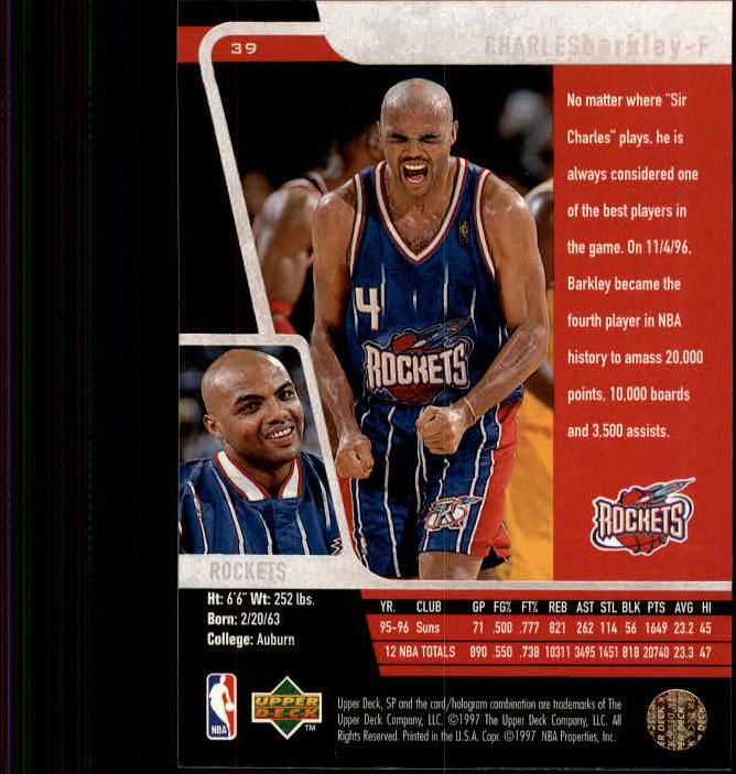 1996/1997 SP (Upper Deck) Basketball - Picture 58 of 245