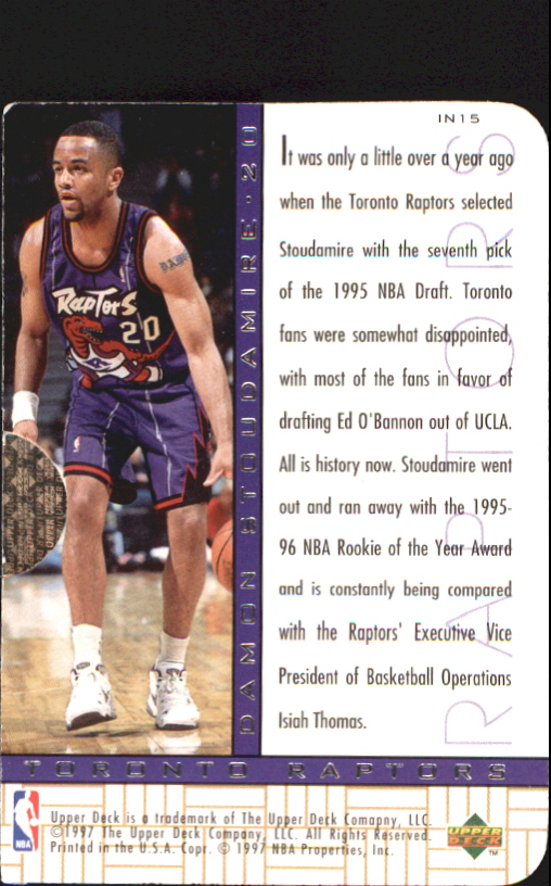 1996/1997 SP (Upper Deck) Basketball - Picture 245 of 245
