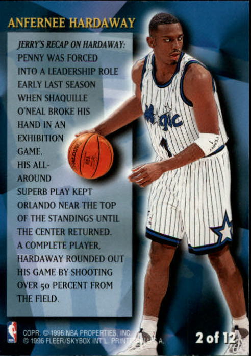 1996/1997 Fleer Basketball Part 2 Insert Cards - Picture 37 of 65