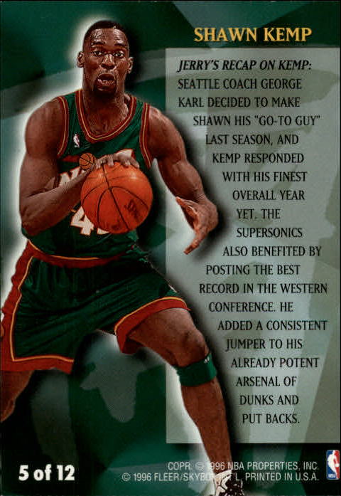 1996/1997 Fleer Basketball Part 2 Insert Cards - Picture 41 of 65