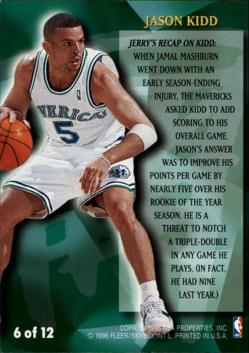 1996/1997 Fleer Basketball Part 2 Insert Cards - Picture 43 of 65