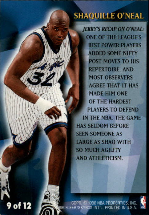 1996/1997 Fleer Basketball Part 2 Insert Cards - Picture 45 of 65