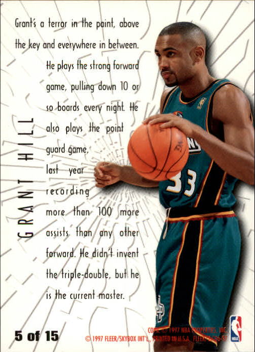 1996/1997 Fleer Basketball Part 2 Insert Cards - Picture 53 of 65