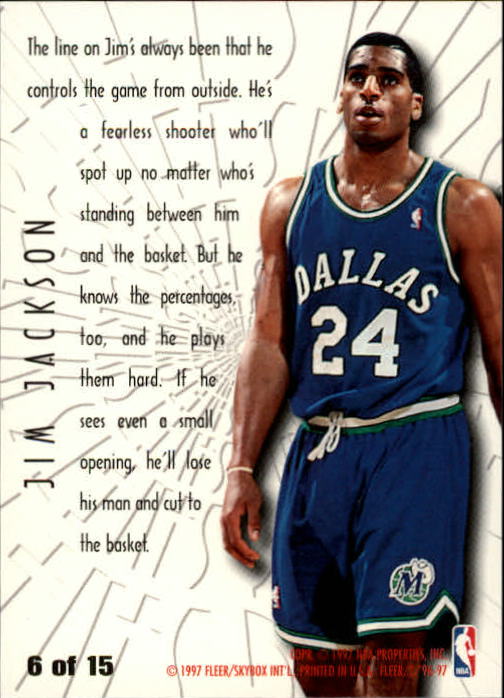 1996/1997 Fleer Basketball Part 2 Insert Cards - Picture 55 of 65