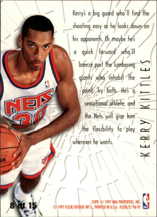 1996/1997 Fleer Basketball Part 2 Insert Cards - Picture 57 of 65