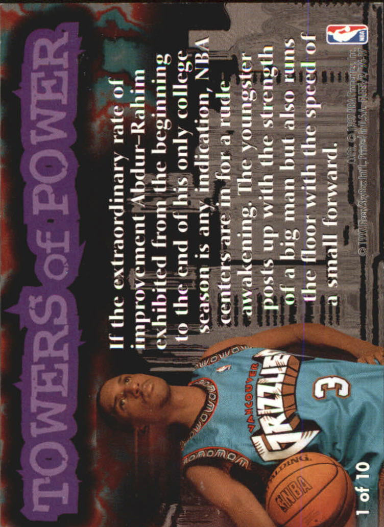 1996/1997 Fleer Basketball Part 2 Insert Cards - Picture 65 of 65
