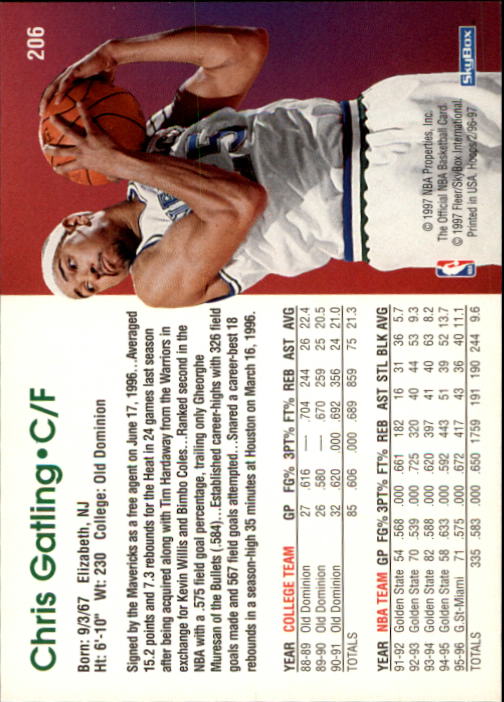 1996/1997 Hoops Basketball "Main Set" Base Cards #201 to #350 - Picture 9 of 257