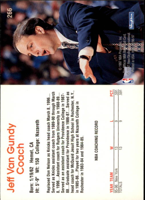 1996/1997 Hoops Basketball "Main Set" Base Cards #201 to #350 - Picture 105 of 257