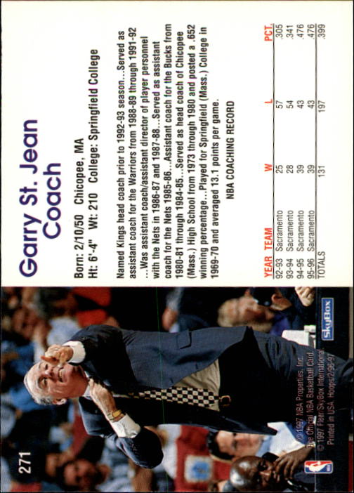 1996/1997 Hoops Basketball "Main Set" Base Cards #201 to #350 - Picture 115 of 257