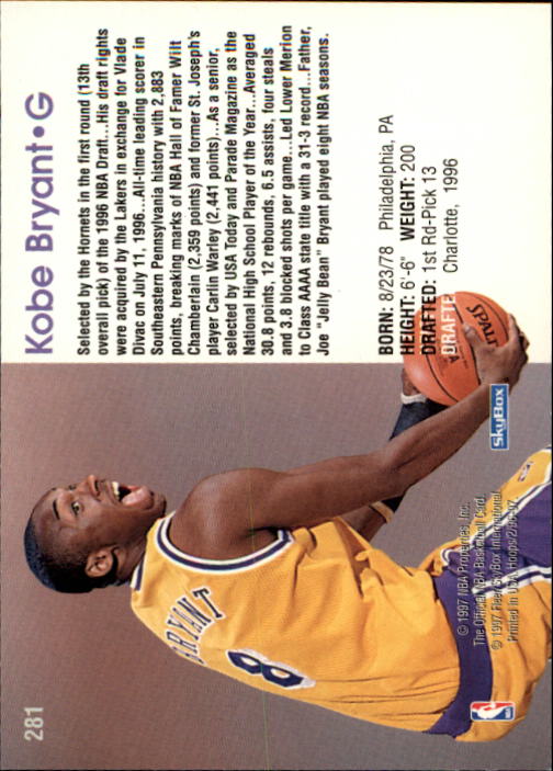 1996/1997 Hoops Basketball "Main Set" Base Cards #201 to #350 - Picture 133 of 257