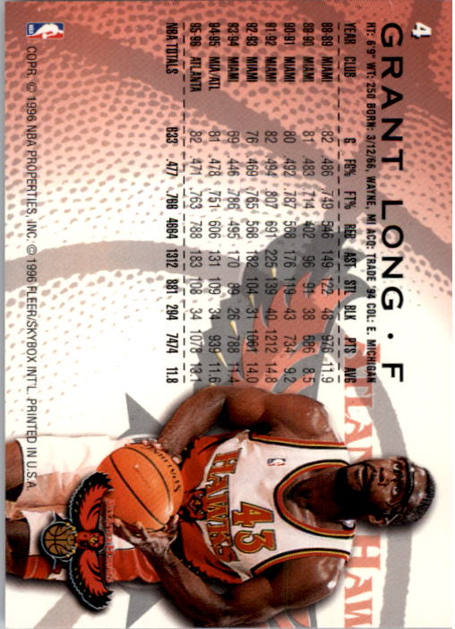 1996/1997 Fleer Basketball Part 1 Main Set Cards - Picture 9 of 473