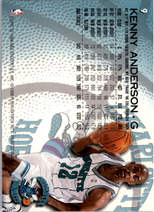 1996/1997 Fleer Basketball Part 1 Main Set Cards - Picture 17 of 473