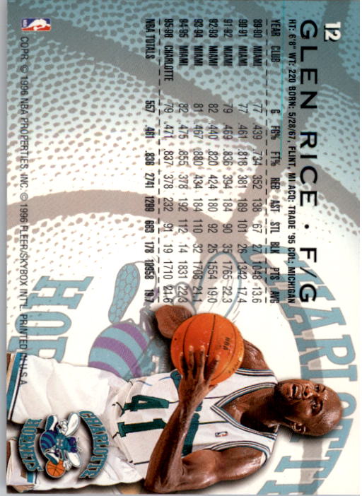 1996/1997 Fleer Basketball Part 1 Main Set Cards - Picture 23 of 473