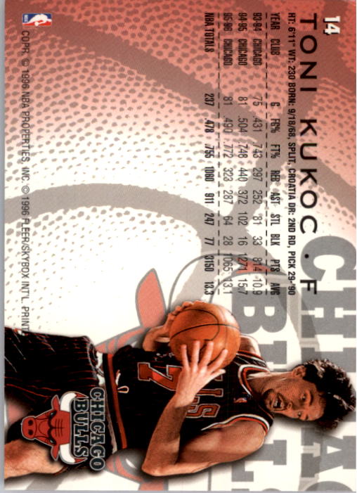 1996/1997 Fleer Basketball Part 1 Main Set Cards - Picture 27 of 473