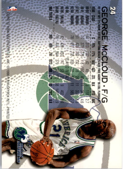 1996/1997 Fleer Basketball Part 1 Main Set Cards - Picture 43 of 473