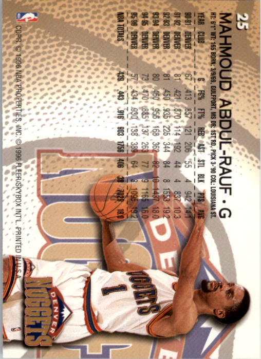 1996/1997 Fleer Basketball Part 1 Main Set Cards - Picture 45 of 473