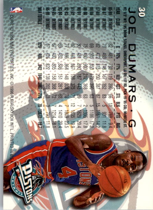 1996/1997 Fleer Basketball Part 1 Main Set Cards - Picture 55 of 473