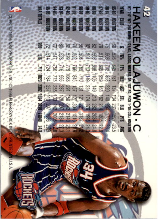 1996/1997 Fleer Basketball Part 1 Main Set Cards - Picture 75 of 473
