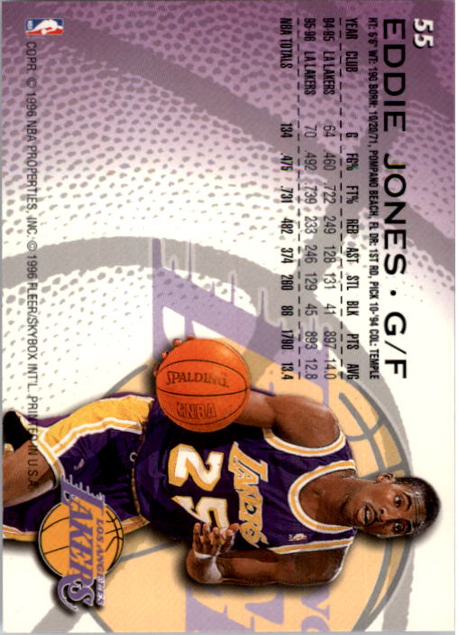 1996/1997 Fleer Basketball Part 1 Main Set Cards - Picture 99 of 473