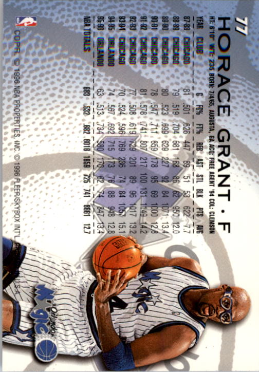 1996/1997 Fleer Basketball Part 1 Main Set Cards - Picture 135 of 473