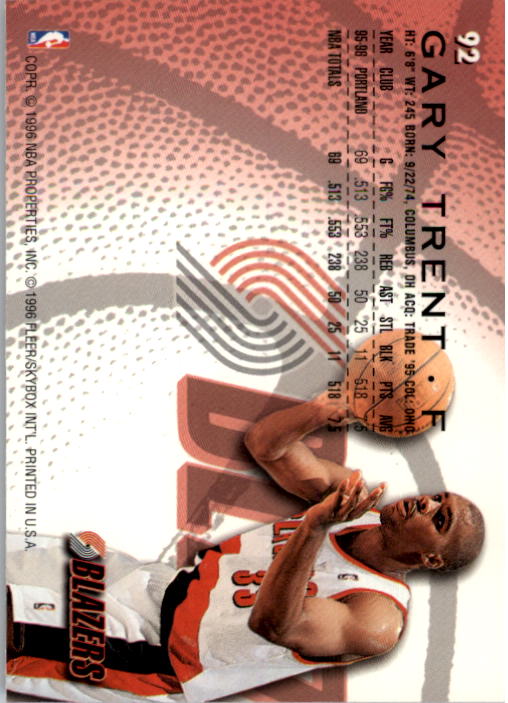 1996/1997 Fleer Basketball Part 1 Main Set Cards - Picture 163 of 473