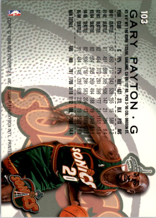 1996/1997 Fleer Basketball Part 1 Main Set Cards - Picture 181 of 473