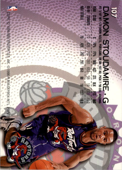 1996/1997 Fleer Basketball Part 1 Main Set Cards - Picture 187 of 473