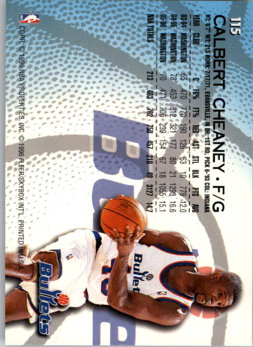 1996/1997 Fleer Basketball Part 1 Main Set Cards - Picture 203 of 473