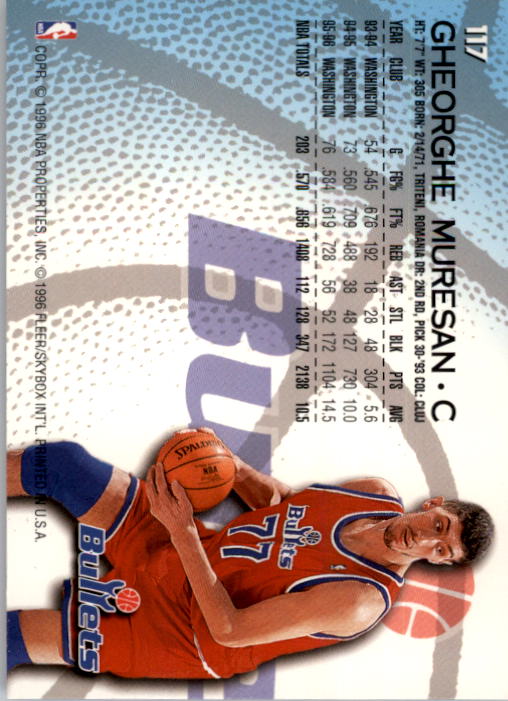 1996/1997 Fleer Basketball Part 1 Main Set Cards - Picture 207 of 473